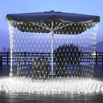 1 Pc Wedding Led Net Mesh String Lights- Fairy String Lights With 88 Lights For Wedding Party