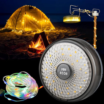 Kwznob Led String Lights & Camping Lantern, Usb Rechargeable 2-in-1